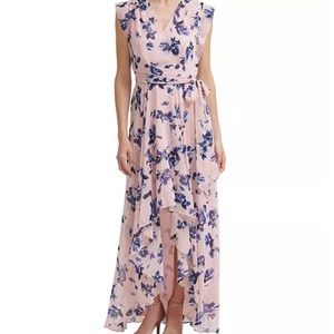 Eliza J floral high-low maxi dress